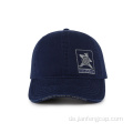 Baumwoll-Twill gewebtes Etikett Sandwich Washed Dad Hat